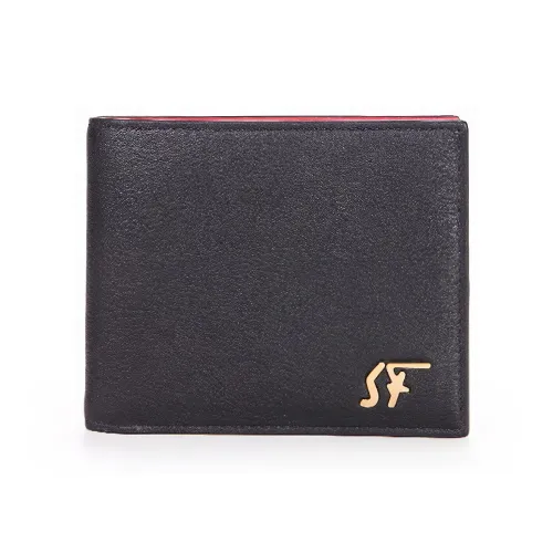 FERRAGAMO GANCINI Кошелек из коровьей кожи Мужской Черный