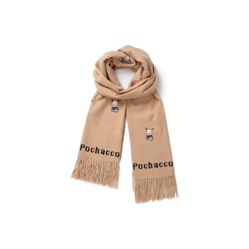 SANRIO Pacha Dogs Полиэстер Трикотаж Шарфы Женские