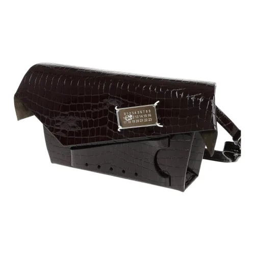 Maison Margiela Сумка через плечо из телячьей кожи сумка на плечо женская коричневая