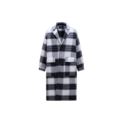 HERBEL Куртка Мужская Черно-Белая Клетка