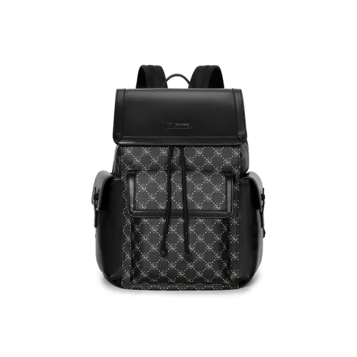 SWISS MILITARY ПВХ Рюкзак Ноутбук Сумка Рюкзак Стандартный Мужской Черный