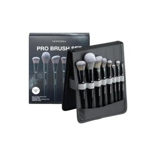 Sephora 2024 Рождество Ограниченный набор Moving Lights Pro кистей для макияжа портативный с мягкой кожей дружественный девять штук