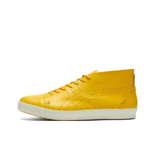 Onitsuka Tiger COLESNE Slip-resistant Abrasion-resistant Low-top Skateboard Shoes Unisex Yellow Onitsuka Tiger COLESNE Противоскользящие Аbrasion-resistant Низкие Кеды для скейтбординга Унисекс Желтые
