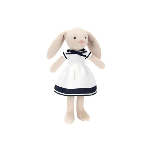 JELLYCAT Grand Платье UP Collection Животные Lottie Nautical Кролик Куклы Плюшевая кукла 17 см Высота