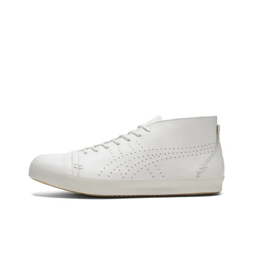 Onitsuka Tiger COLESNE Slip-resistant Abrasion-resistant Low-top Skateboard Shoes Unisex White Onitsuka Tiger COLESNE Противоскользящие Устойчивые к истиранию Низкие Кеды для скейтбординга Унисекс Белые