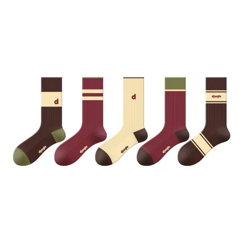 DJUNGLE Носки Crew Женские упаковка из 5 пар