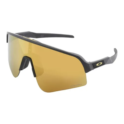 Oakley Nylon Нерегулярная форма Солнцезащитные очки Мужской Черный