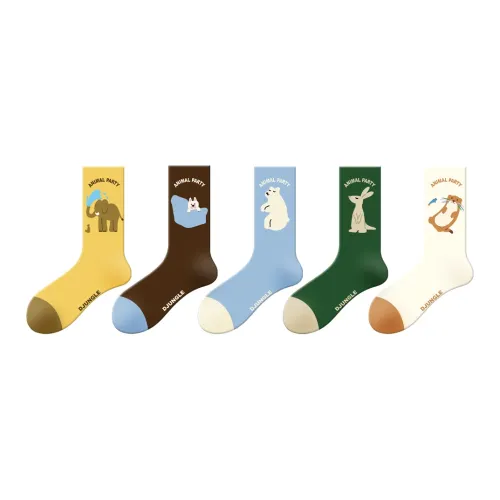 DJUNGLE Носки Crew Женские упаковка из 5 пар