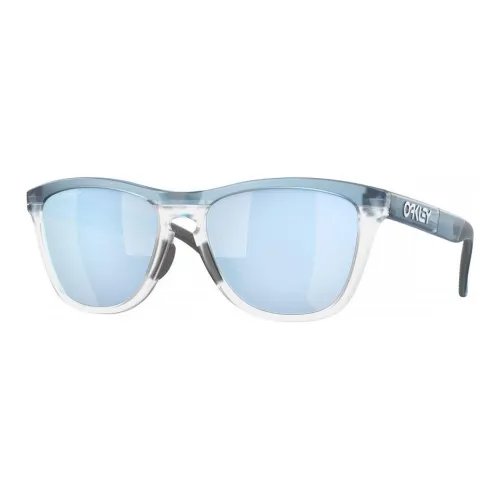 Oakley Вытесанный Круглые Солнцезащитные очки Мужские Синие