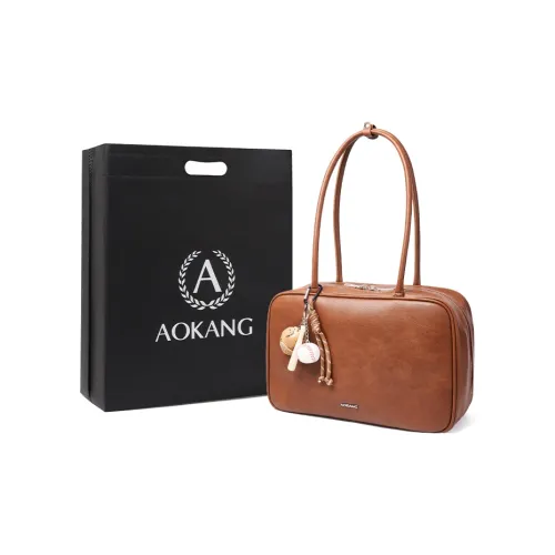 AOKANG Сумка для боулинга из коровьей кожи подушка сумка через плечо сумка через плечо большая женская