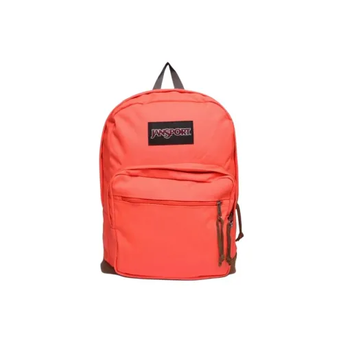 JanSport Полиэстер Рюкзак Средний Женский Темно-Оранжевый
