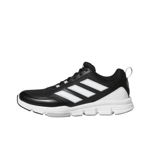 Adidas Speed Trainer 5 Slip-Resistant Abrasion-Resistant Low-Top Training Shoes Men's Black White Adidas Speed Trainer 5 Противоскользящие Устойчивые к истиранию Низкие Кроссовки для тренировок Мужские Черно-белые