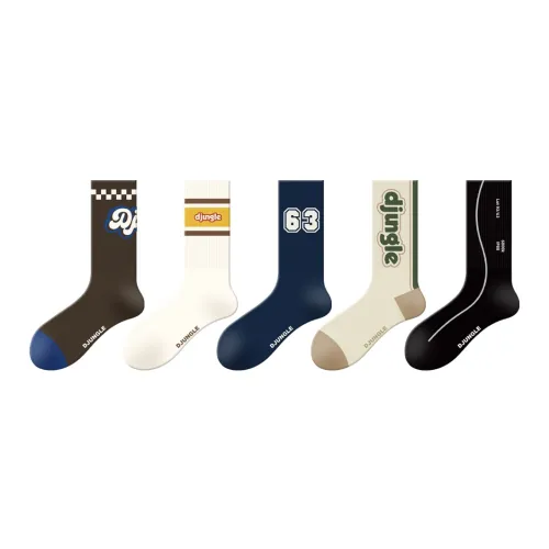 DJUNGLE Носки Crew Женские упаковка из 5 пар