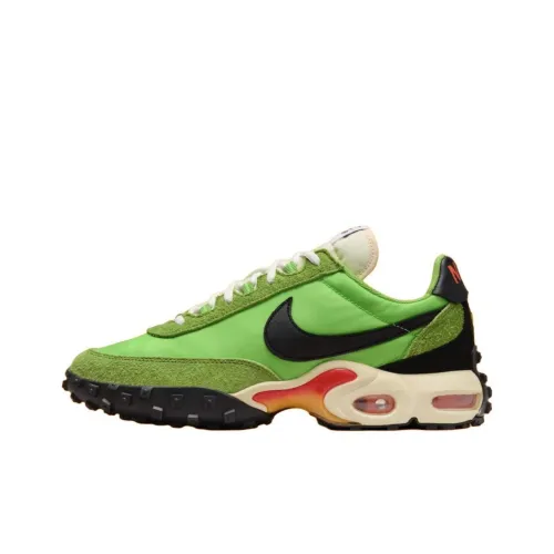 Nike Air Max Waffle Racer Slip Resistant Abrasion Resistant Низкий Топ Casual Унисекс Зеленый