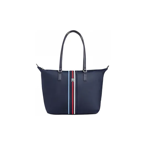 Tommy Hilfiger Нейлон с переработанным полиамидом Тоут Сумка Сумка для покупок Сумка на плечо Стандартная Унисекс Небесно-голубой