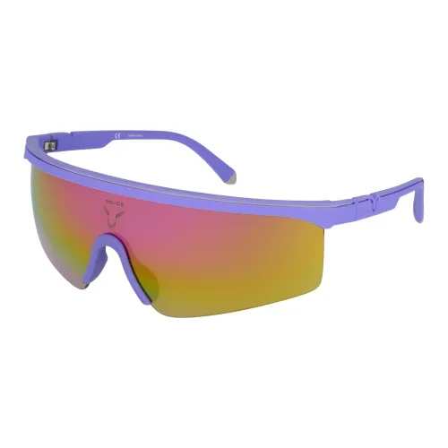Police Ацетат Aviator Солнцезащитные очки Мужские Фиолетовые