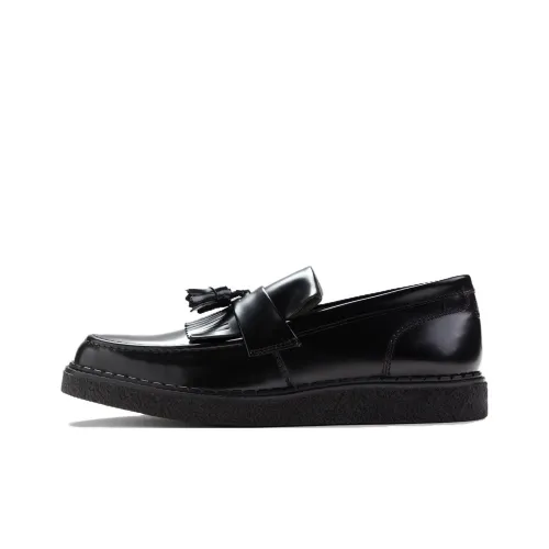 George Cox x FRED PERRY Лоферы Мужские Черные