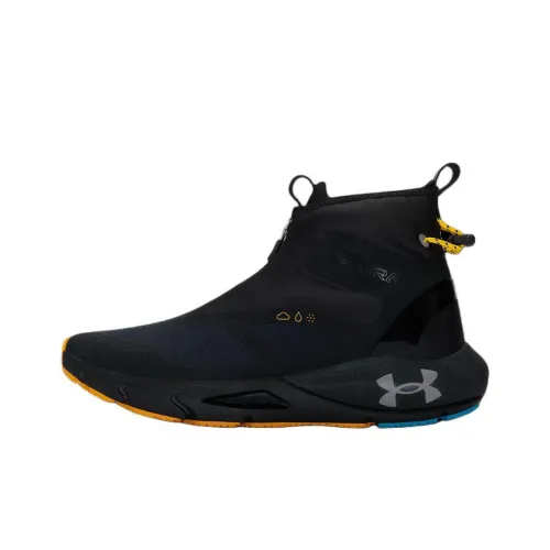 Under Armour HOVR Phantom Водонепроницаемый Высокий Топ Беговые кроссовки Унисекс Черный