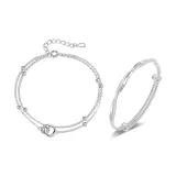 Взаимопроникающие браслеты + браслеты (пара)