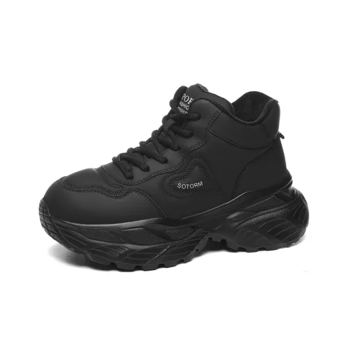 Golden Silk Rabbit Низкий топ кроссовки с толстой подошвой женские