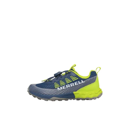 MERRELL Agility Peak Детские повседневные кроссовки Синий Желтый Детский