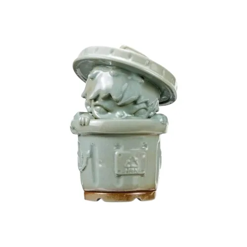 POP MART HIRONO Living Дикий Trash Bin Trend Основанные Продукты