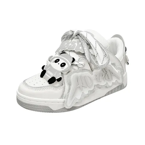 ARTE BROTTO Slip-resistant Abrasion-resistant And Balanced Low Top Casual Shoes Unisex White Silver ARTE BROTTO Противоскользящий Износостойкий и Сбалансированный Низкий Топ Повседневная Обувь Унисекс Белый Серебряный