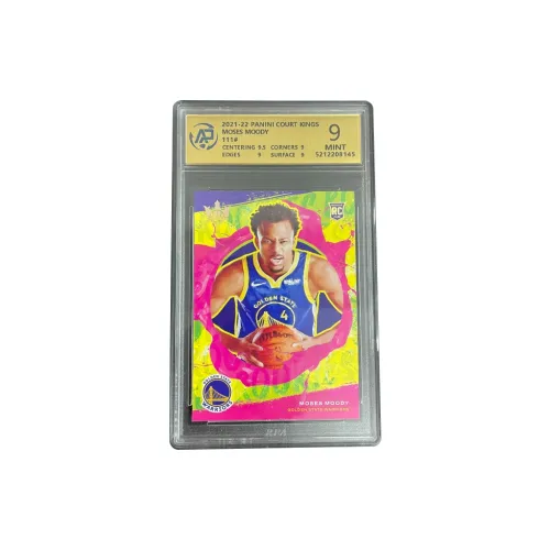 PANINI 2021 22 Warriors RC Moses Moody Новые звезды Большой размер Масляная живопись 9 10 Игрок Карта Товар Access