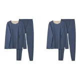 Мужской комплект из 2 предметов (джинсовый синий)