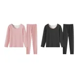 Женский комплект из 2 предметов (розовый + черный)