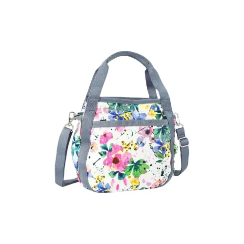 LeSportsac Полиэстер Сумка через плечо Сумка Мини Женская Белая Многоцветная