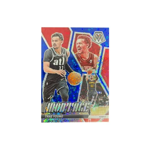 PANINI 2023 24 Mosaic Trae Young Игрок Карта Синий Пузырьки Рефракция 34 85 Basketball Card Карта Продукт Access