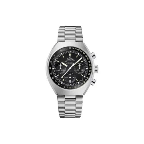 OMEGA Автоматический Механический Часы Мужские Super Tyrant Series Professional Moon Watch 46,2 мм Черные