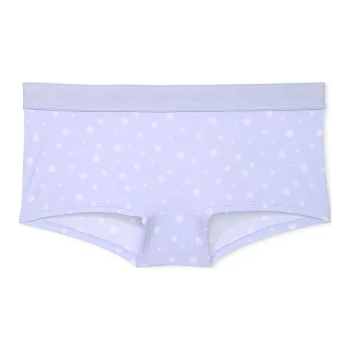 Victoria's Secret Розовый логотип Хлопок SHINE Boyshort Panty HDBP Нижнее белье Женские 1 шт Синий