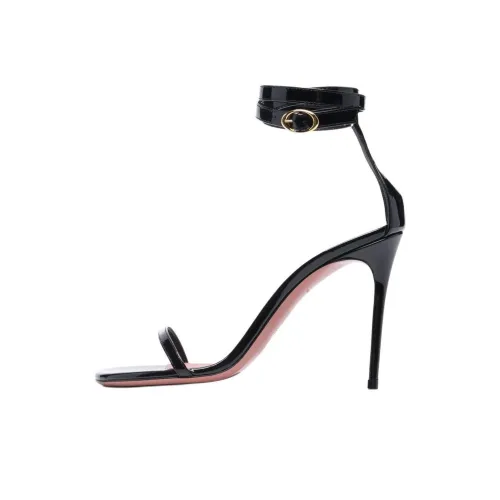 AMINA MUADDI One Ремень Сандалии 10,5 см Женские Черные