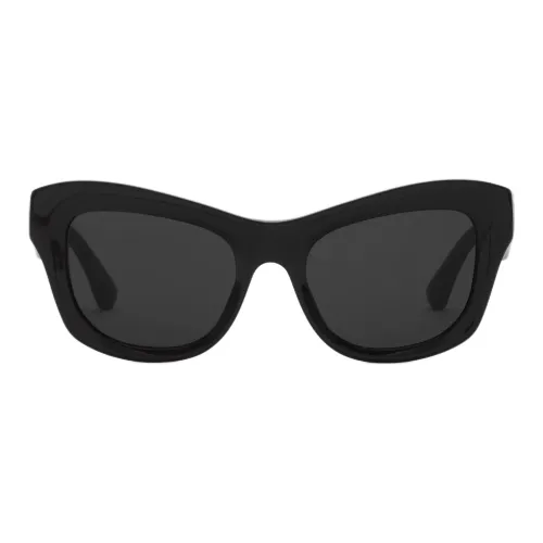 Burberry Металлический Ацетат Солнцезащитные очки для глаз "Кошка" Унисекс Черный