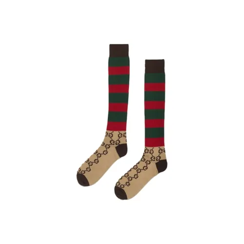 GUCCI FW22 Носки до колена Мужские 1 упаковка Зеленый