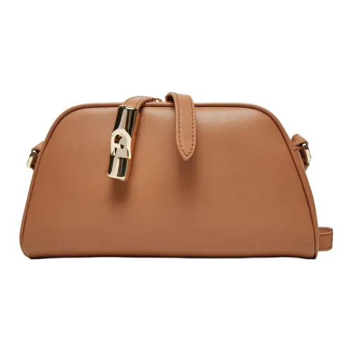 Furla Кожа Сумка через плечо Маленькая Женская Коричневая
