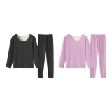 Женский комплект из 2 предметов (черный + фиолетовый)