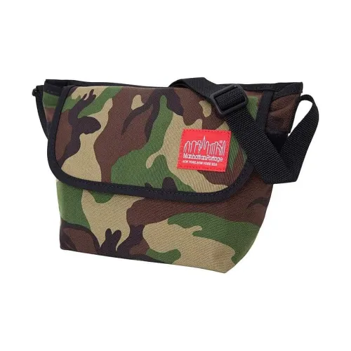 Manhattan Portage Нейлоновые сумки через плечо сумка на плечо унисекс камуфляж зеленый
