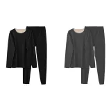 Мужской комплект из 2 предметов (черный + серый)