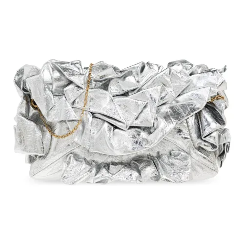 DRIES VAN NOTEN Кожа Клатч Женская Серебряный