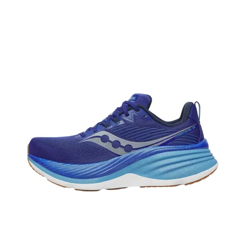 Saucony Hurricane 24 Slip-resistant Abrasion-resistant Low-top Беговые кроссовки Мужские Blue
