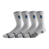 Белые и серые носки до бедра - упаковка из 4 штук.