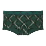 1 Pack (Глубокий Лесной Клетчатый с Принт/Зеленый)