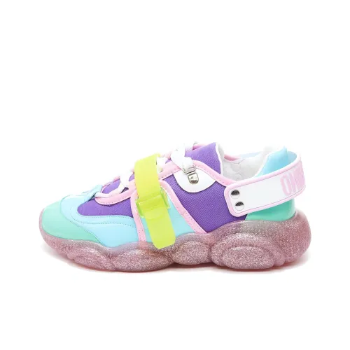 MOSCHINO Тедди Толстая подошва Низкие кеды Женские