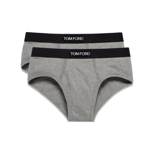 TOM FORD 2 пачки серый мужской бикини трусы