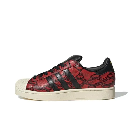 Adidas Originals Superstar 2 Low Топ Скейтборд Кроссовки Унисекс Красный Черный