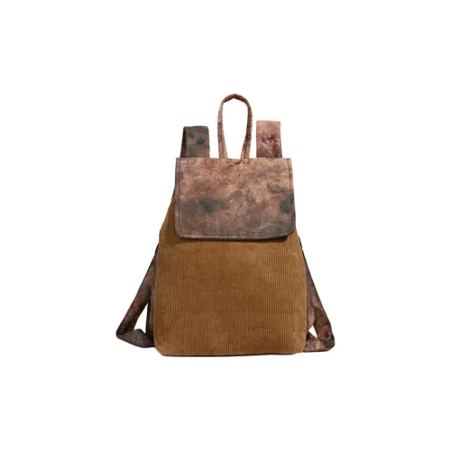 Everthames Вельвет с дополнительной тканью сумка рюкзак стандартный женский коричневый