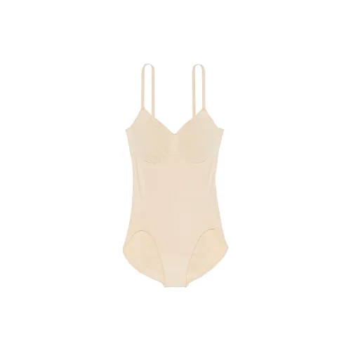 Victoria's Secret SeamlessShaping Bodysuit Комбинезон из марципана Женские Миндальная конфета